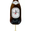 Bierflaschenuhr mit Pendel Eggenberg